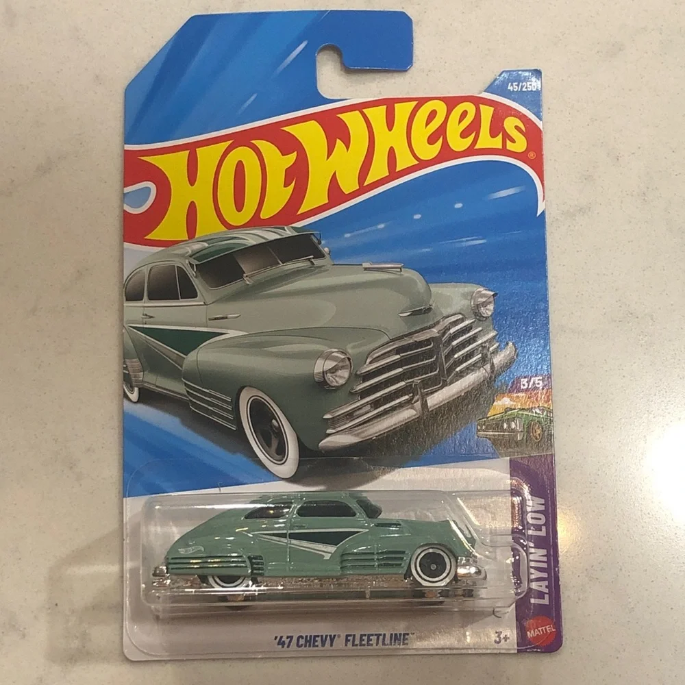 Mattel Hot Wheels '47 Chevy Fleetline - Green and Silver